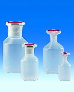 Reagent bottle, narrow-mouth, PP with NS-stopper NS 24/29, 500 ml