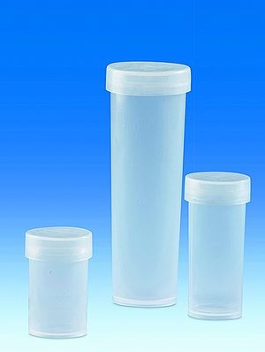 Sample vial, PP with snap-on lid, PE-LD, 5 ml