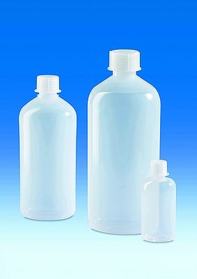Narrow-mouth bottle, PE-LD with screw cap, PP, 100 ml
