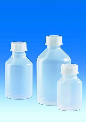 Reagent bottle, wide-mouth, PP with screw cap, PP, 500 ml