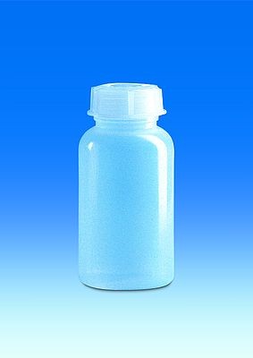 Wide-mouth bottle, PE-LD with screw cap, PE-LD, 1000 ml