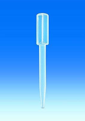 Dropping pipettes, PE-LD with integrated pipetting bulb, volume 1.8 ml